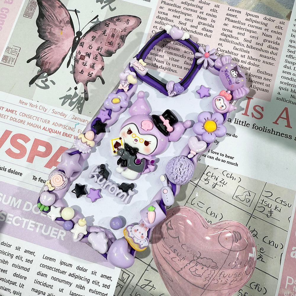 Diy Sanrio Kuromi Phone Case