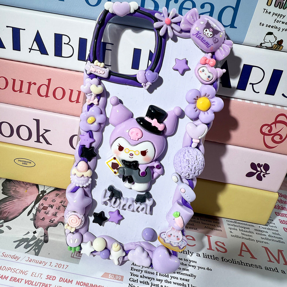 Diy Sanrio Kuromi Phone Case