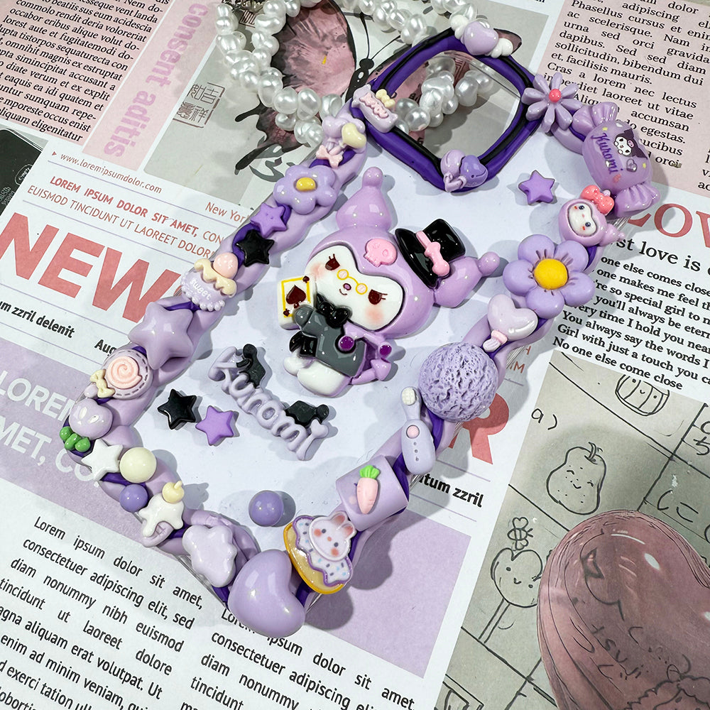 Diy Sanrio Kuromi Phone Case