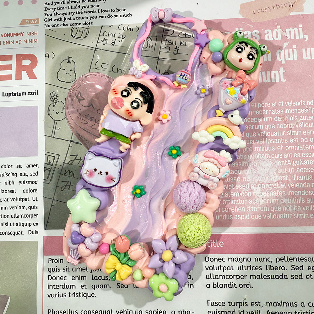 Diy Shin-chan Phone Case