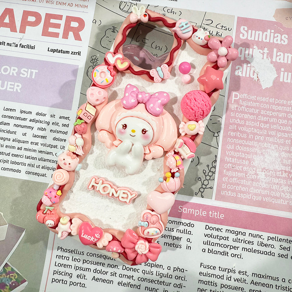Diy Sanrio Melody Phone Case