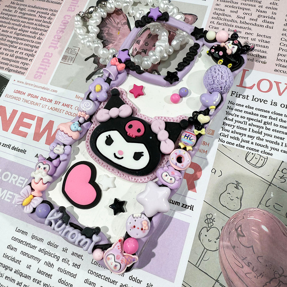 Diy Sanrio Kuromi Phone Case