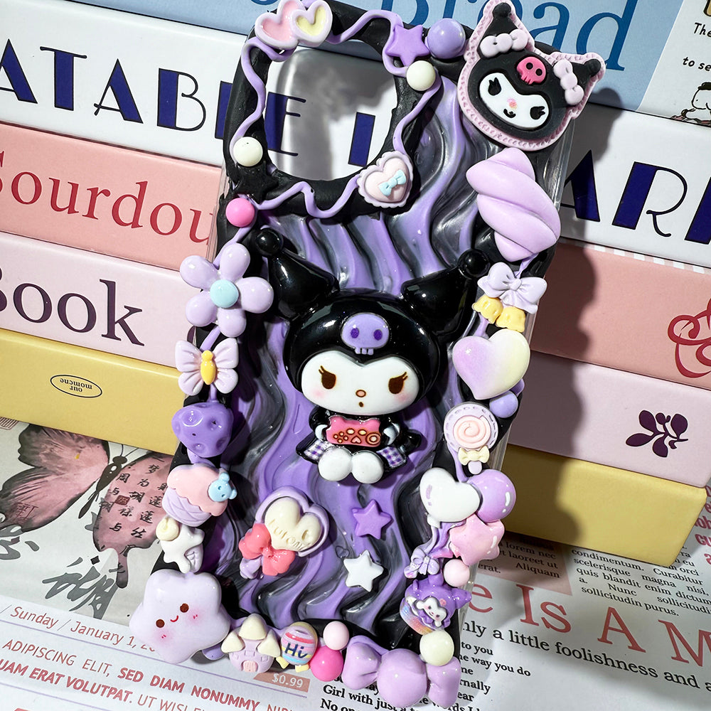 Diy Sanrio Kuromi Phone Case