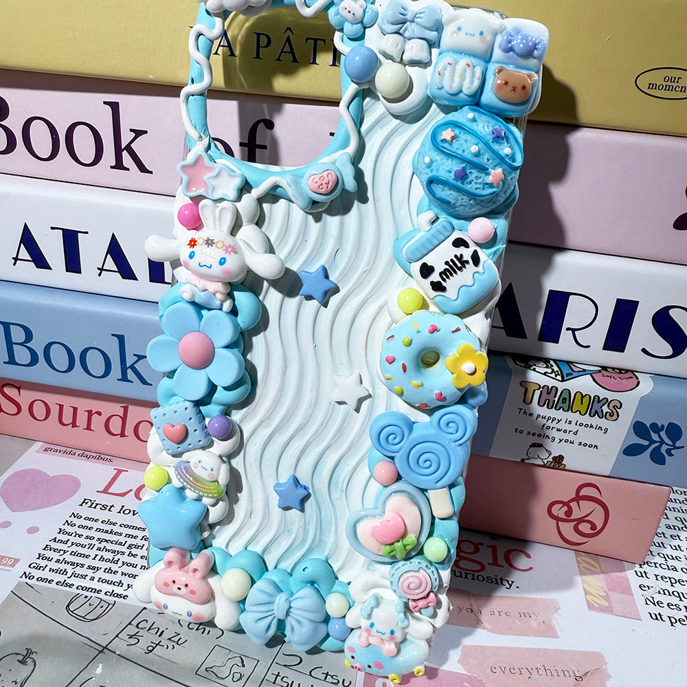 DIY Sanrio Cinnamoroll phone case