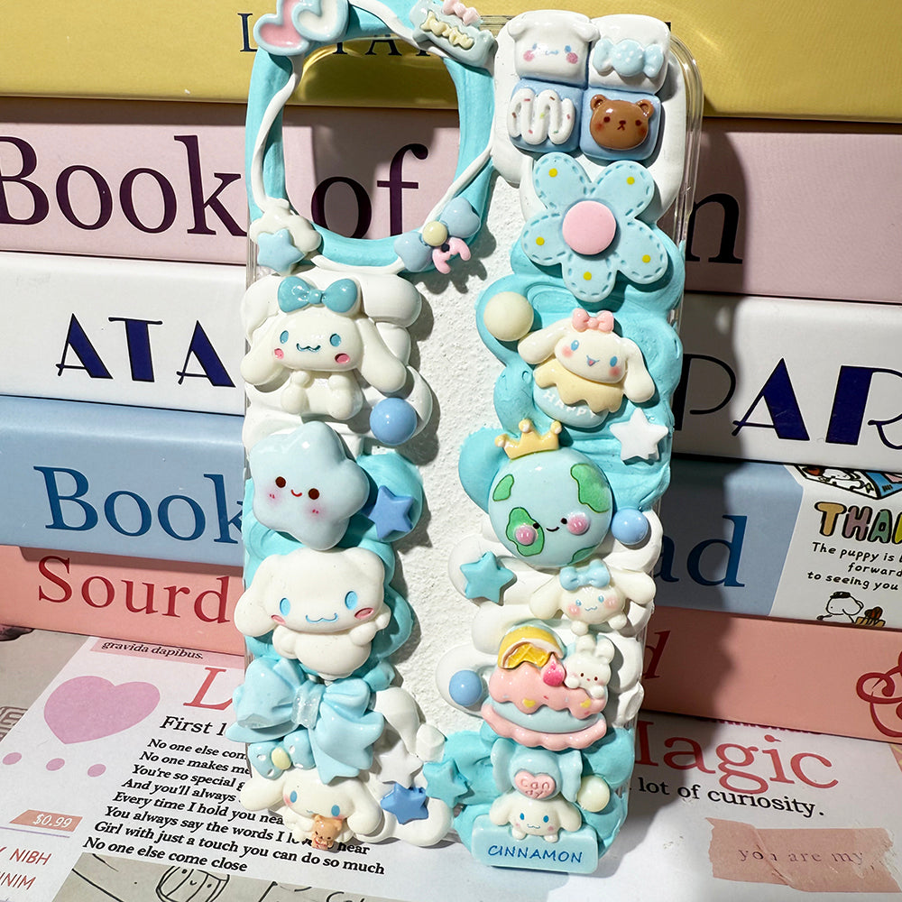 DIY Sanrio Cinnamoroll phone case