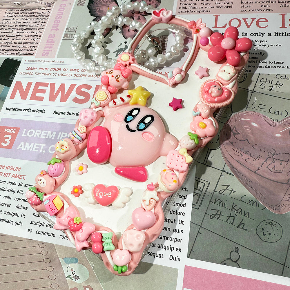 Handmade Kirby Phone Case