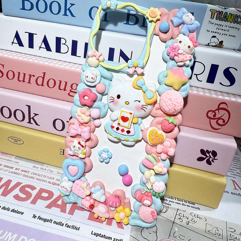 Sanrio Hello Kitty Phone Case Blue Pink