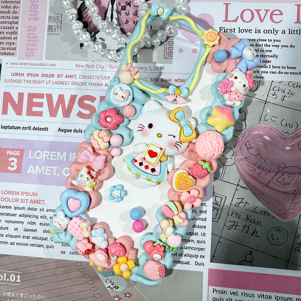 Sanrio Hello Kitty Phone Case Blue Pink