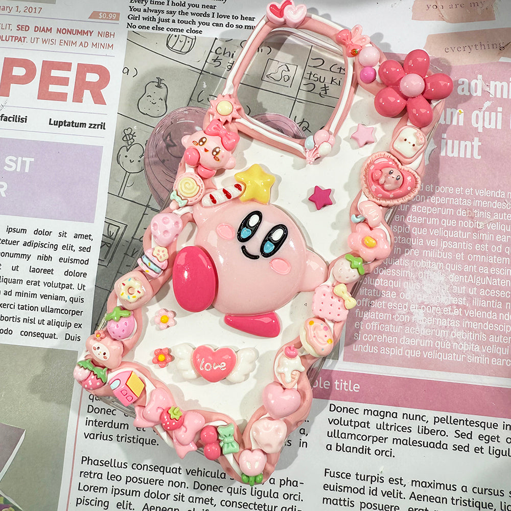 Handmade Kirby Phone Case