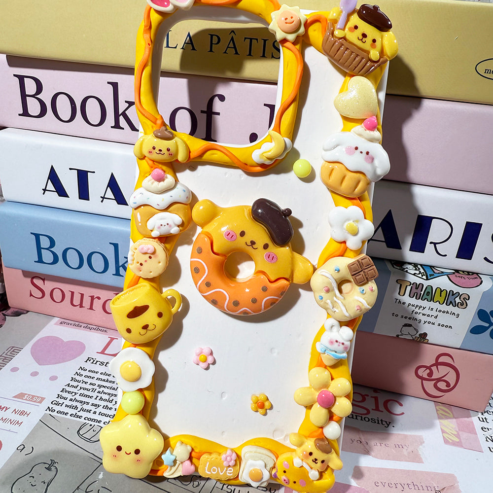 Handmade Pom Pom Purin Phone Case
