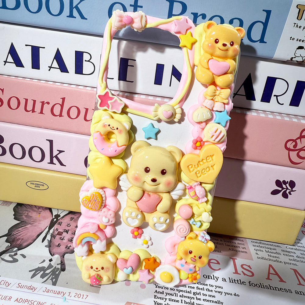 Handmade Butterbear Phone Case