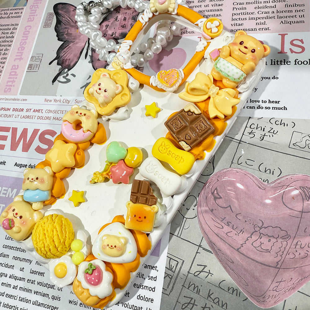 Handmade Butterbear Phone Case
