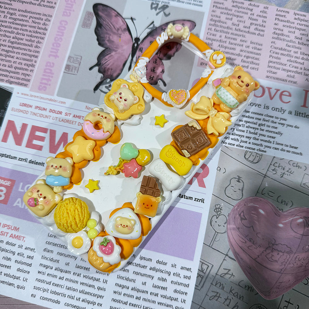 Handmade Butterbear Phone Case