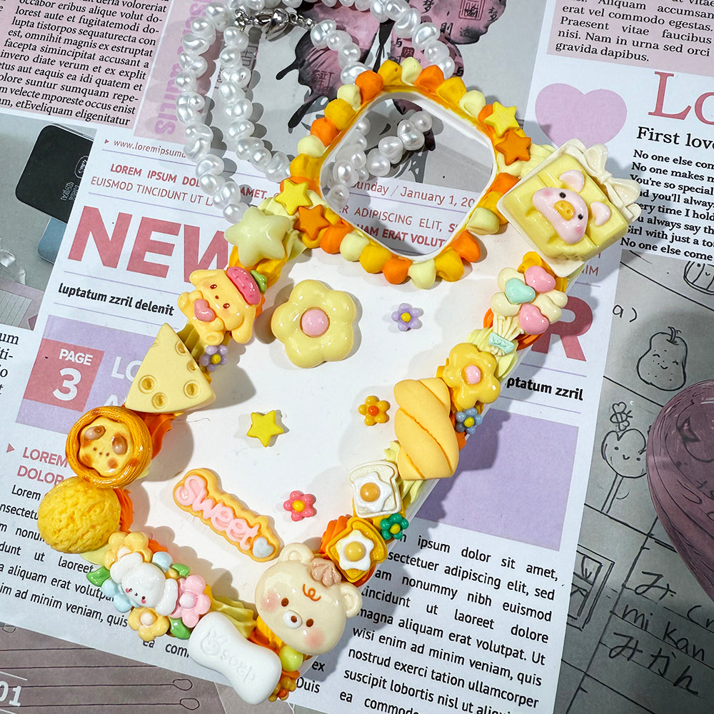 Handmade Sanrio Pom Pom Purin Phone Case