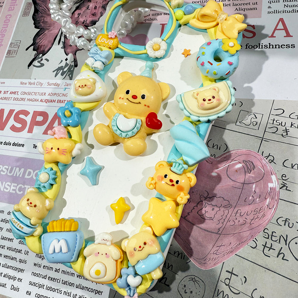 Handmade Butterbear Phone Case