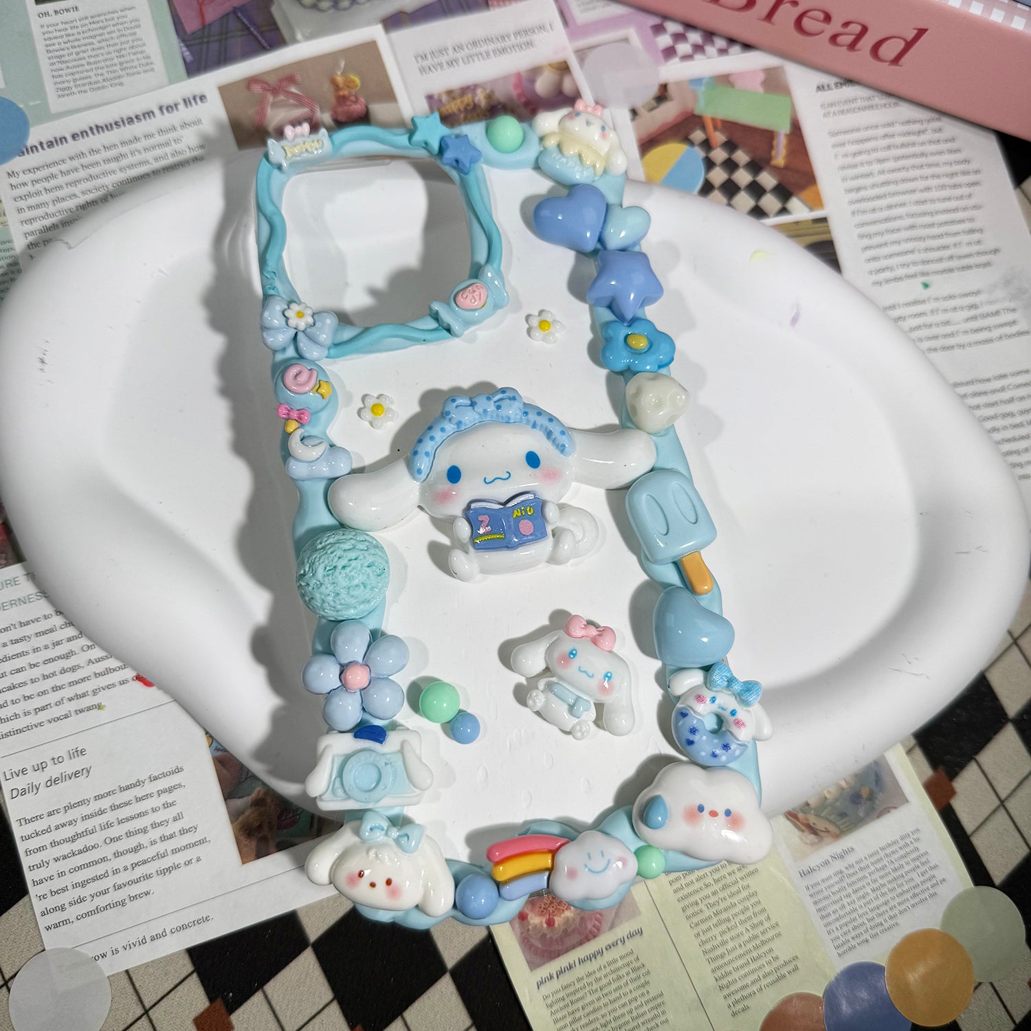 Diy Sanrio Cinnamoroll phone case