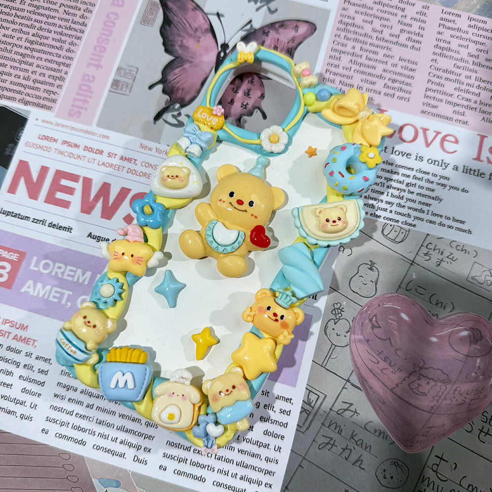 Handmade Butterbear Phone Case