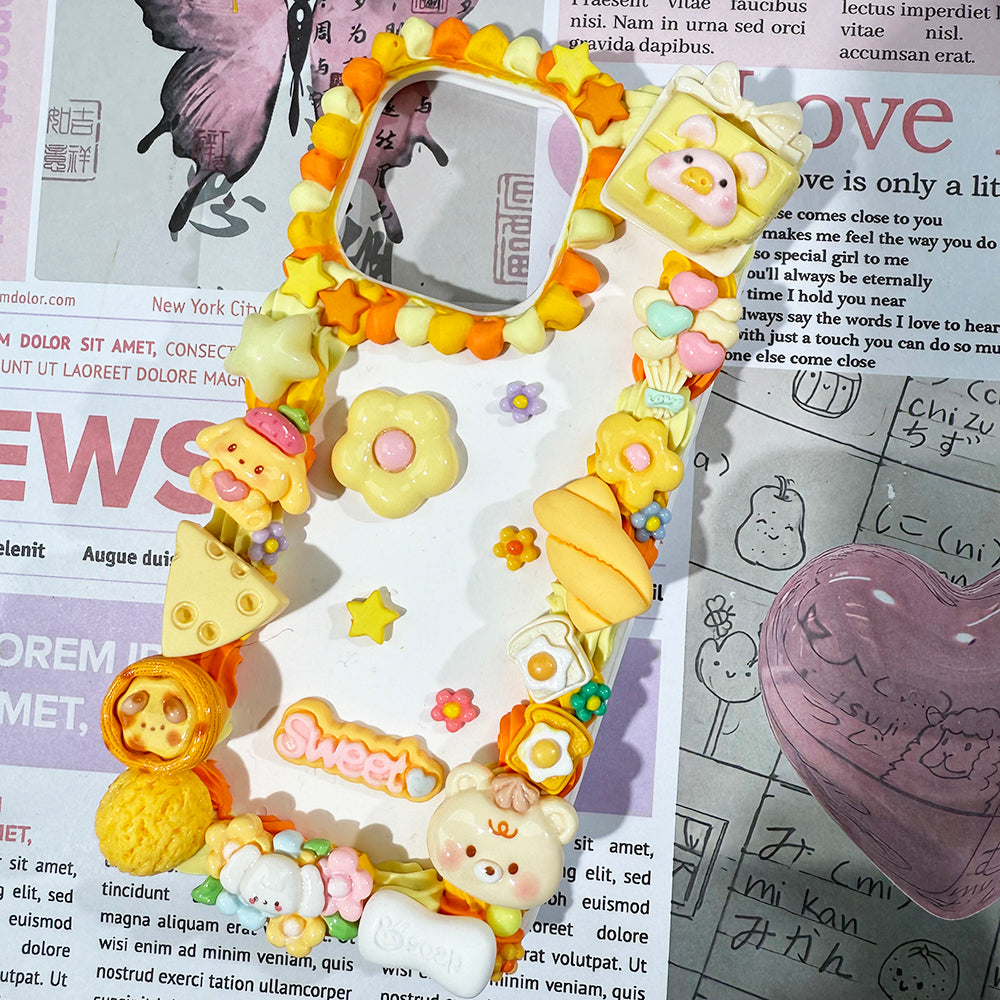 Handmade Sanrio Pom Pom Purin Phone Case
