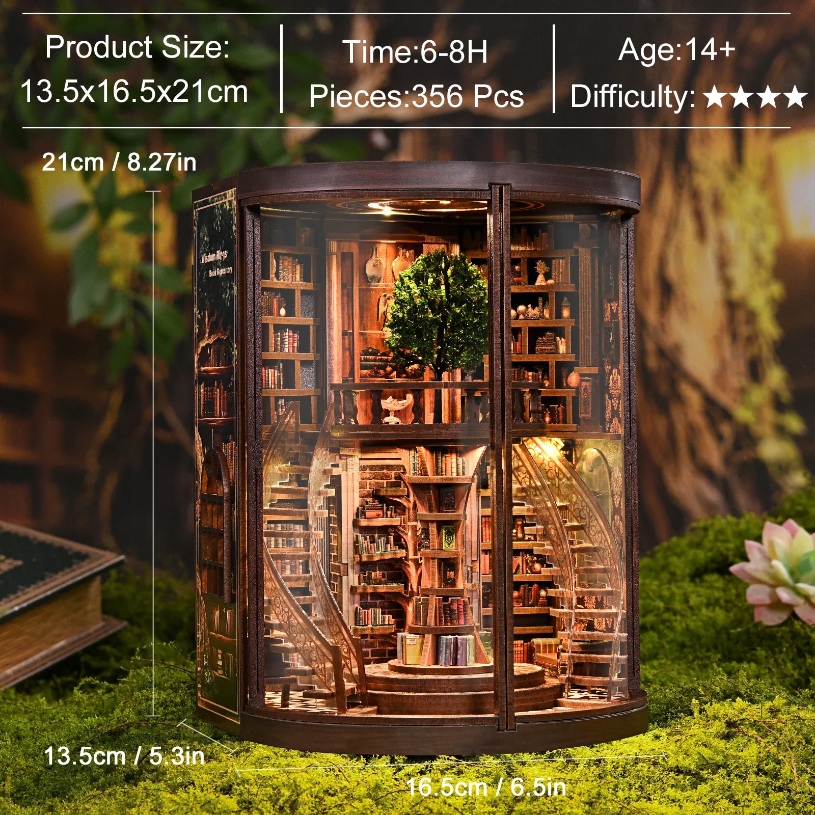 Whispering Library DIY Book Nook Kit